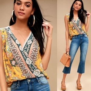 NWT Free People Havana Mango Combo top small